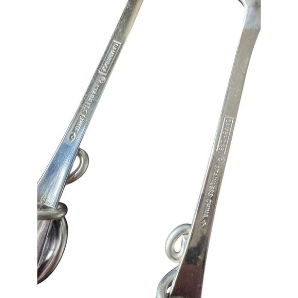 Lot 25 Jeweled Handle Spreaders Spoons Forks Mixed Brands Stainless Wire Wrap - Picture 5 of 8